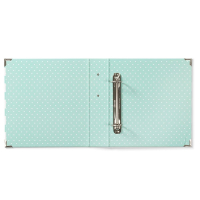 Simple Stories SN@P! Designer Binder 6x8 Inch Robin's Egg Stripe (3995)